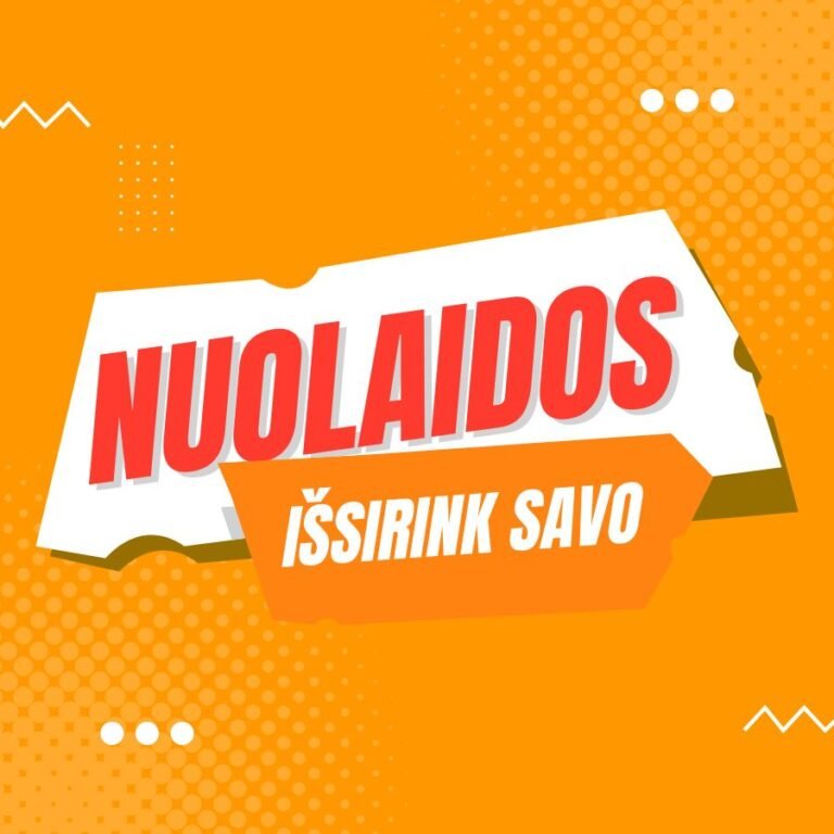 M nuolaidos kodai, akcijos