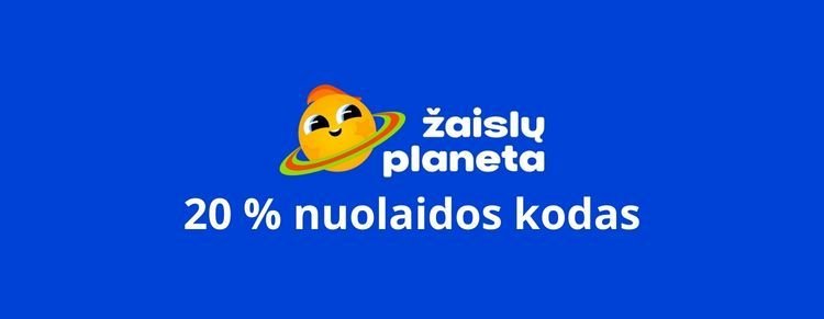 -20% prekėms be nuolaidos Žaislų planetoje