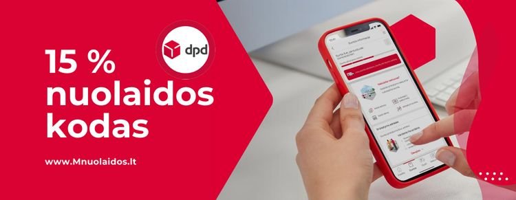 -15 % nuolaidos kodas siuntoms | DPD