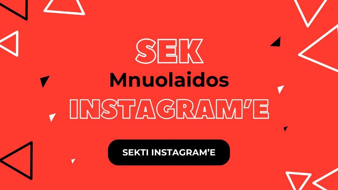 Mnuolaidos kodai - Instagram