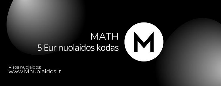 -5 Eur nuolaidos kodas MATH