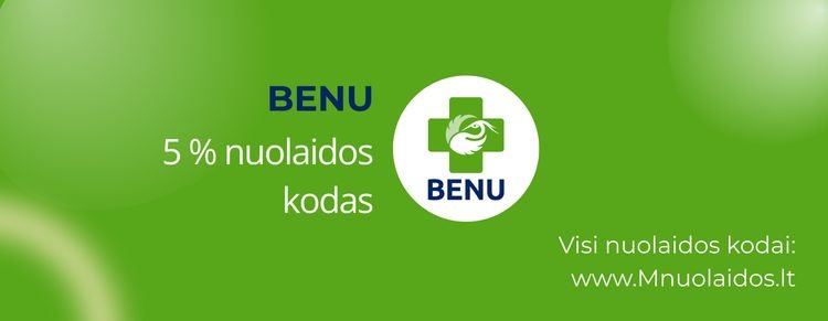 5% BENU nuolaidos kodas