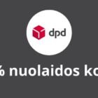 -25 % nuolaidos kodas siuntoms DPD paštomatu